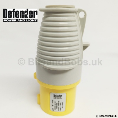 Defender Yellow 110V / 16 amp Industrial plug