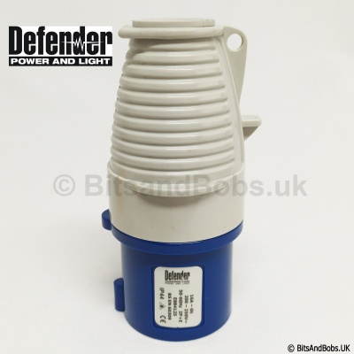 Defender Blue 230V / 16 amp Industrial plug