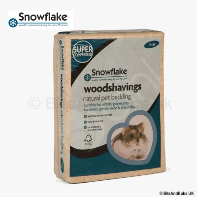 Snowflake Pet Bedding Woodshavings - LARGE