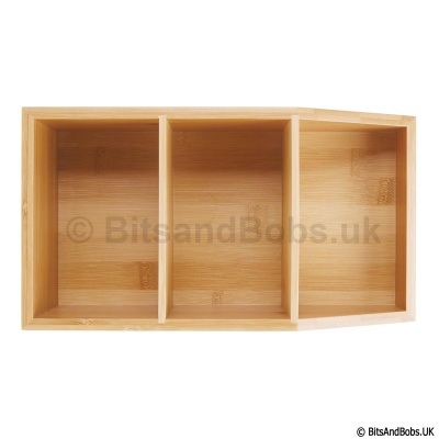 HOMELY Bamboo Organiser Box