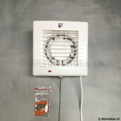 Stadium Eclipse 100mm Extractor Pullcord Fan