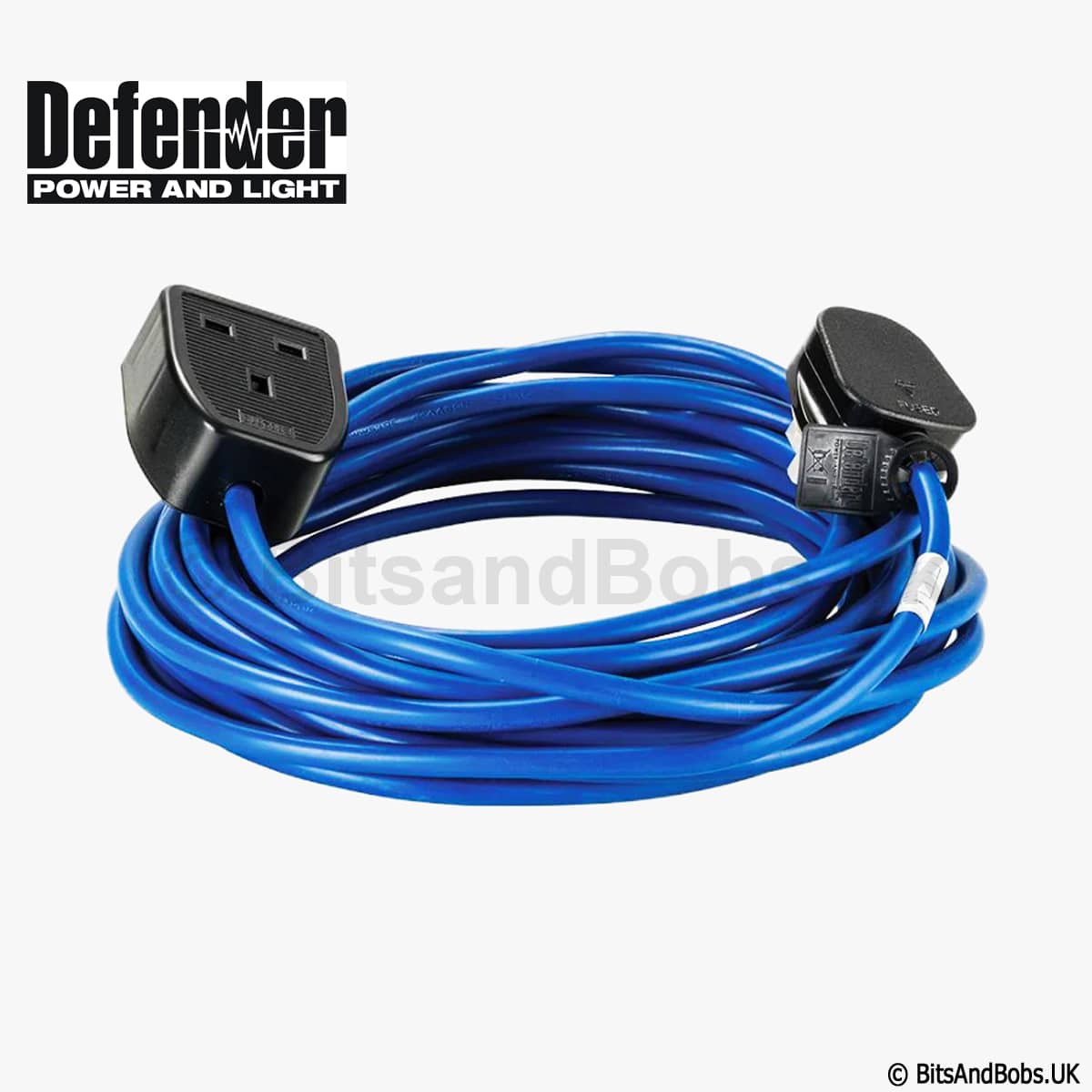 Defender 230v / 13 amp / 14M Extension Lead - BLUE