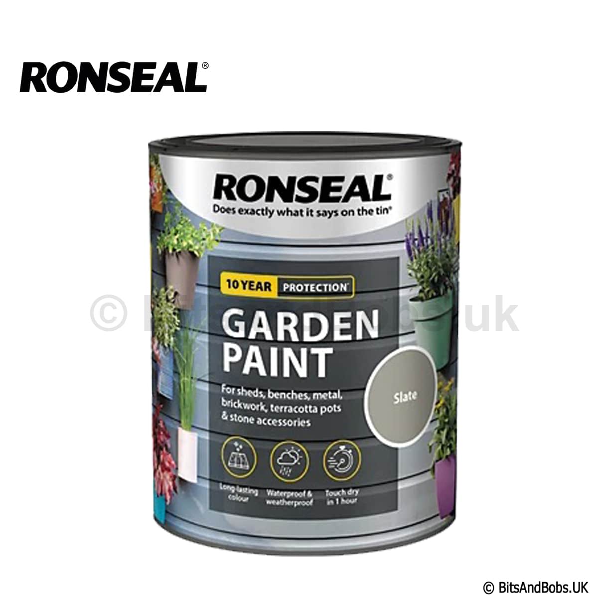 RONSEAL Garden Paint 750ml - SLATE